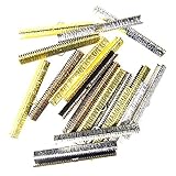 50mm or 2 inch Ribbon Clamp Crimps with Loop -- Mixed Finish