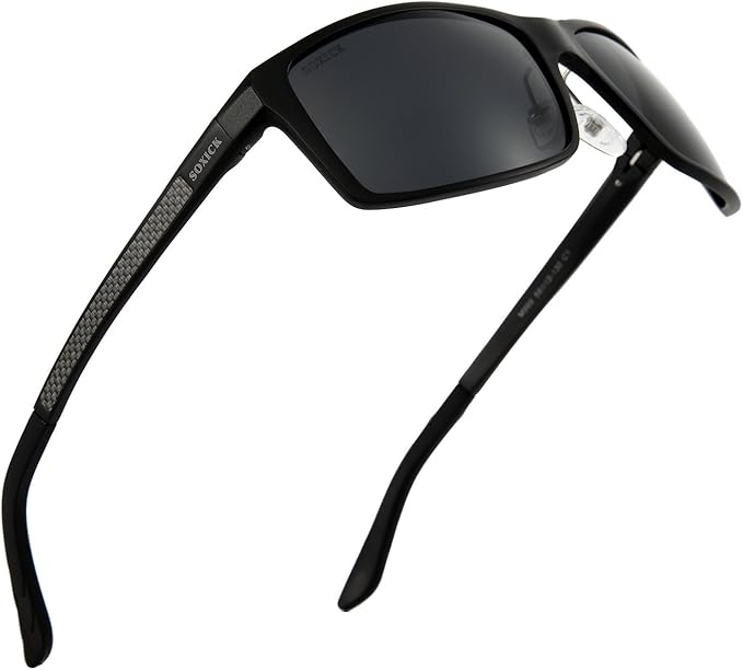 Amazon メンズ サングラス 偏光レンズ Soxick ファッションサングラス ドライブ 運転用 アウトドア スポーツ 釣り サングラス 通販