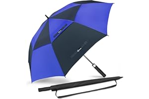 NINEMAX Golf Umbrella 51/54/62/68 Inch,Large Umbrellas Windproof Automatic Open,Oversized Double Canopy Vented Umbrella for Rain Large Size,Extra Large Umbrellas for Men and Women