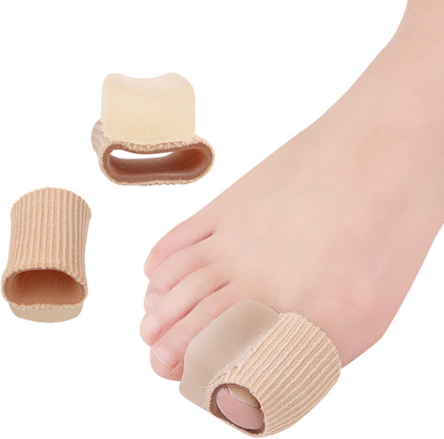 6 Pieces Gel Toe Spacer Separators, Bunion Corrector for