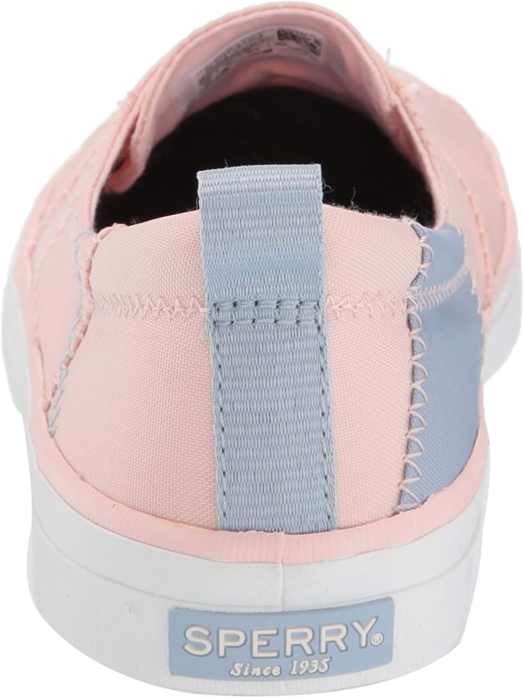 women's crest vibe chambray stripe sneaker