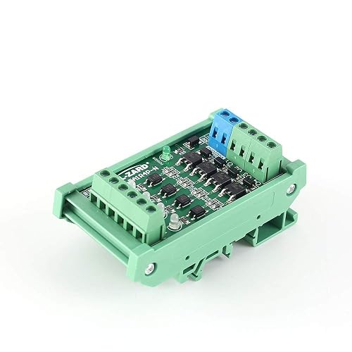 Optical Isolation Module 4-Channel Optical Isolation Module, DC 3.3V Opto Isolator Signal ...
