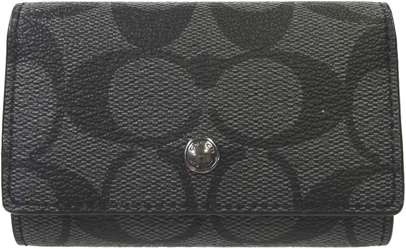 Amazon コーチ Coach コーチキーケース シグネチャー 5連キーケース F Qb04g チャコールグレー ブラック 並行輸入品 キーケース