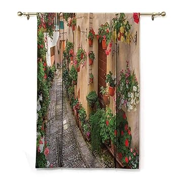 Amazon Com S Brave Sky Waterproof Roman Blinds Tuscan Decor