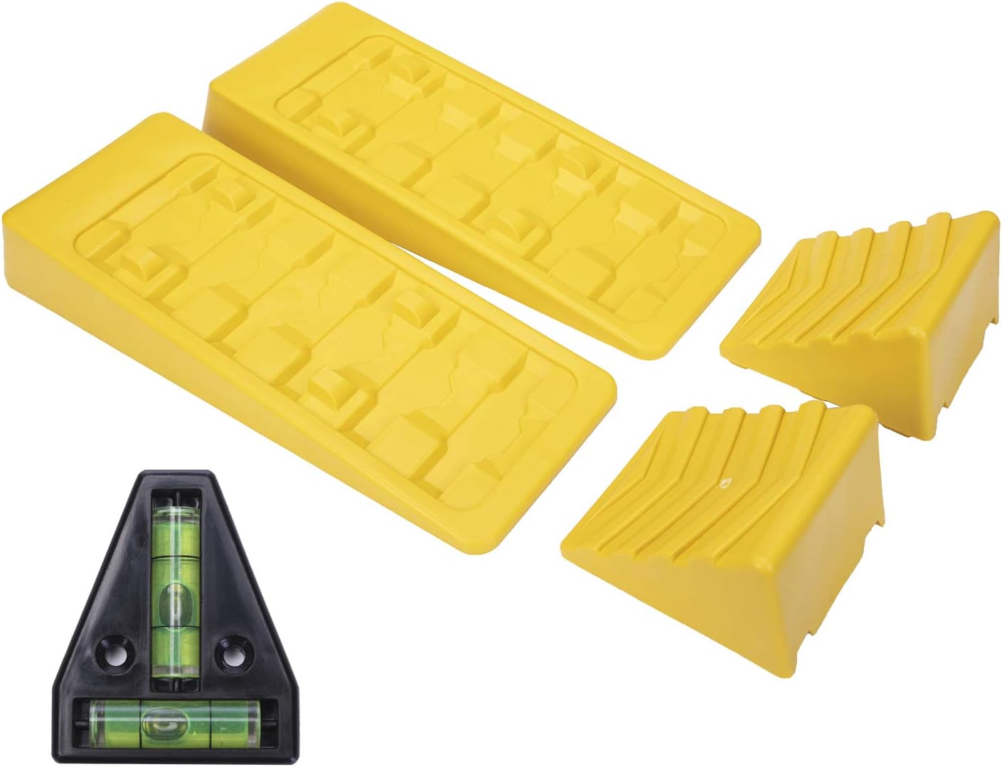 Homeon Wheels RV Leveling Blocks 2 Pack Camper Leveling Blocks Two