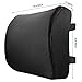 Tadge Goods Lumbar Support Lower Back Cushion Pillow - Great Straps for Office Chair and Car - for Sciatic Nerve Pain Relief | Thick, Comfortable 100% Memory Foam | Ergonomic, Orthopedic Design