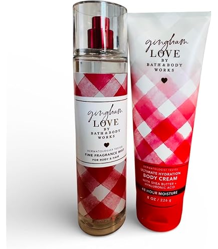 Amazon.com : Bath & Body Works Gingham Trio Gift Set - Fragrance Mist, Body Wash and Body Lotion - with a Creamy Rose Bar Soap - Full Size : Beauty & Personal Care Amazon.com : Bath & Body Works Gingham Trio Gift Set - Fragrance Mist, Body Wash and Body Lotion - with a Creamy Rose Bar Soap - Full Size : Beauty & Personal Care