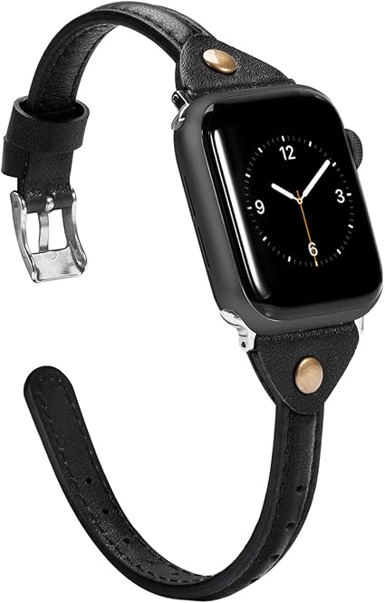 black leather apple watch band 38mm