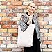 Augbunny 100% Cotton Canvas Shopping Tote Bag Grocery Bag 4-pack