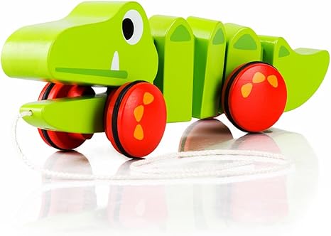 crocodile pull toy