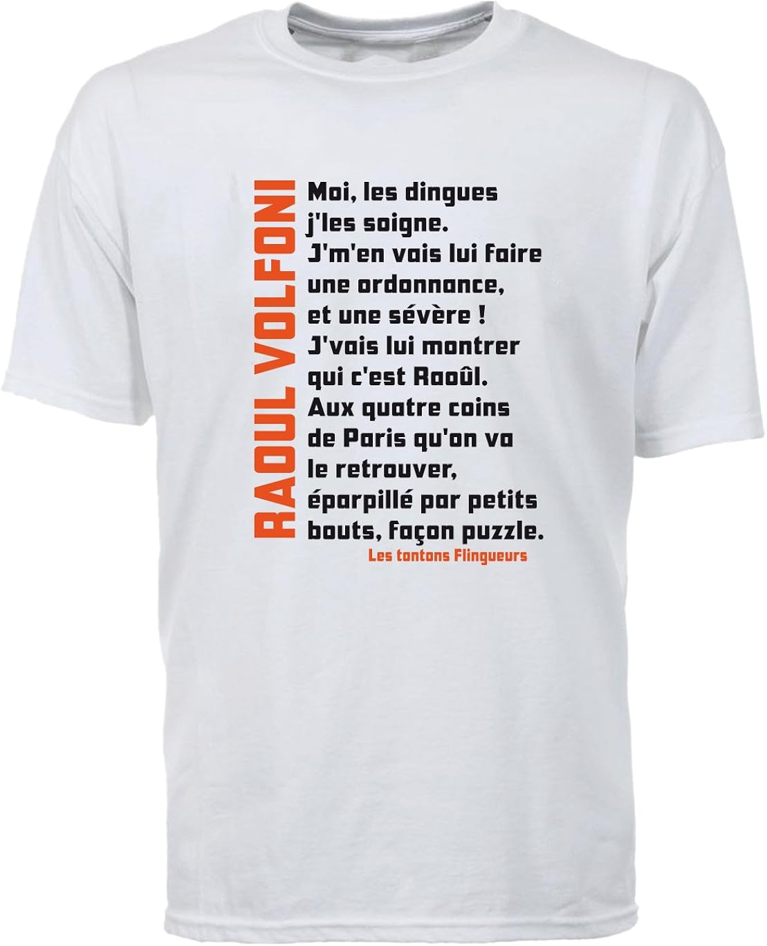 Tee Shirt Tontons Flingueurs Raoul Volfoni Eparpille Facon Puzzle Amazon Fr Vetements Et Accessoires
