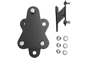 GZQIUYI Spare Tire Relocation Bracket (Moving It 2" Up and 2" Out from Original Tire Mount), Spare Tire Spacer, Spare Tire Carrier, Spare Tire Carrier Mount Tire Carrier Compatible with 2007-2018 Wrangler JK