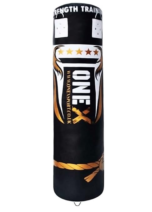Onex Unfilled Boxing Set 5ft Unfilled Filled Heavy Punch Bag Mma