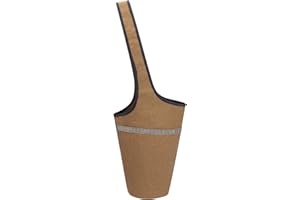 HUA ANGEL Yoga Mat Bag - Canvas Large Sling Pilates Bag, Floral Long Yoga Tote Carriers for Women, Fits Most Size Mats