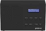 Groov-e Paris DAB FM Digital Radio with Alarm Bluetooth 20 Presets Black view 2