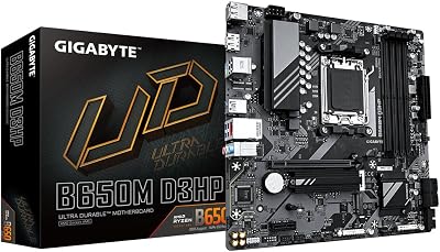 Gigabyte B650M D3HP Motherboard AMD Ryzen 7000 DDR5 7600MHz PCIe 4.0 M.2 2.5GbE
