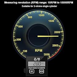 Digital Tachometer - Chainsaw Tachometer Tach Gauge