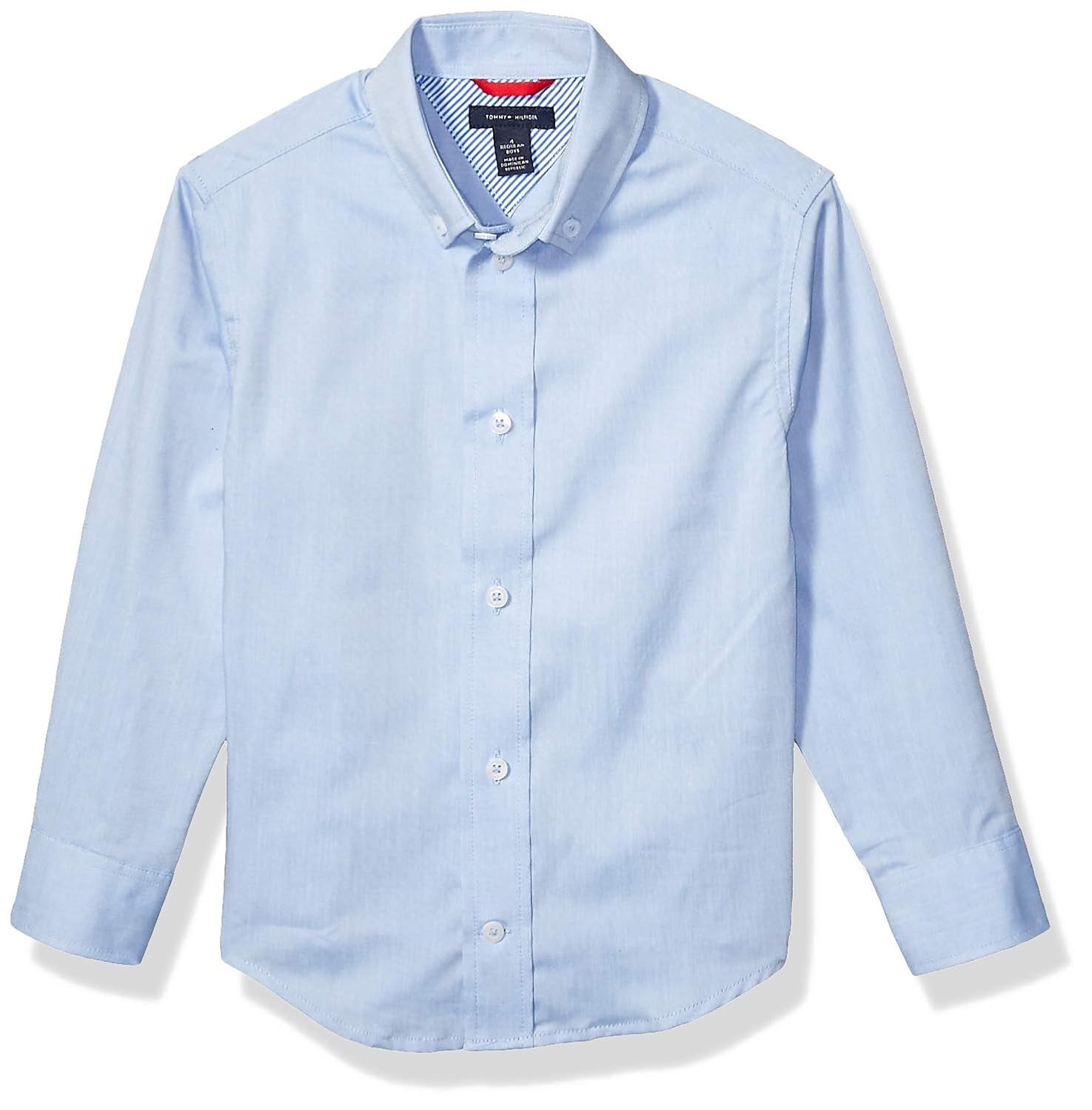 Tommy Hilfiger Long Sleeve Pinpoint Boys Oxford Shirt