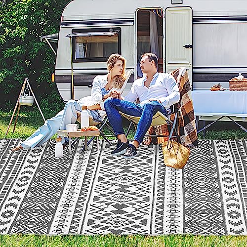 Loninak Outdoor Rug Carpet, Plastic Straw Rug, Waterproof Outdoor Rugs