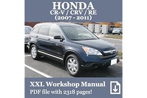 Honda CR-V (RE Series - Chassis Codes RE1, RE2, RE3, RE4, RE5, RE7) Model Years 2007-2011: XXL Workshop Manual / Repair / Ser