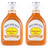 Sweet Baby Rays Wing Sauce and Glaze, Buffalo Wing, 32 Fl-oz (Pack of 2)