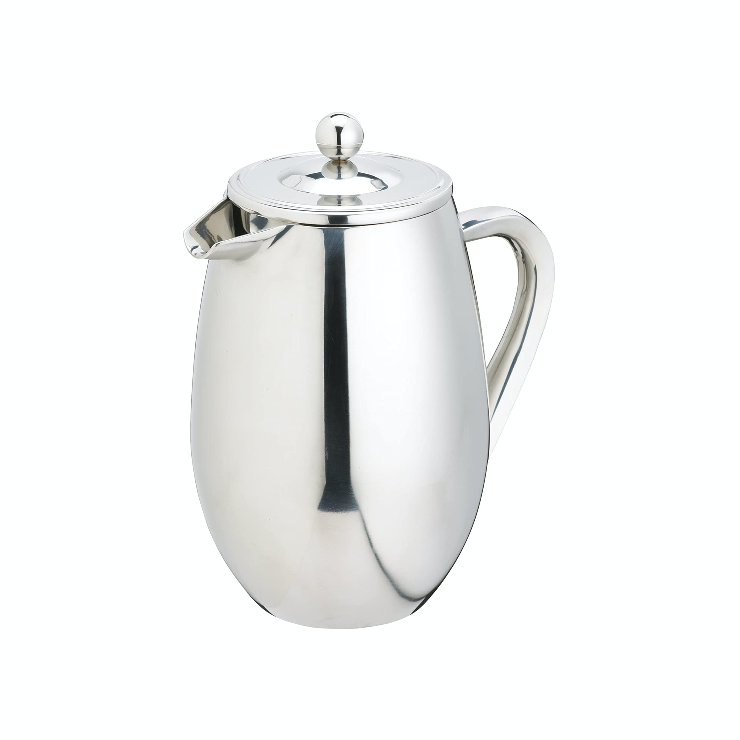 La Cafetière Stainless Steel Double Walled Insulated Cafetière 3 Cup, Stainless Steel, Silver