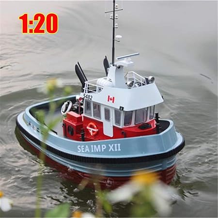 Amazon Co Jp Fidgetkute 1 スケール Rcタグ シップ 2モーター フレーザーリバー アセンブリ ボート船モデル Diyキット おもちゃ