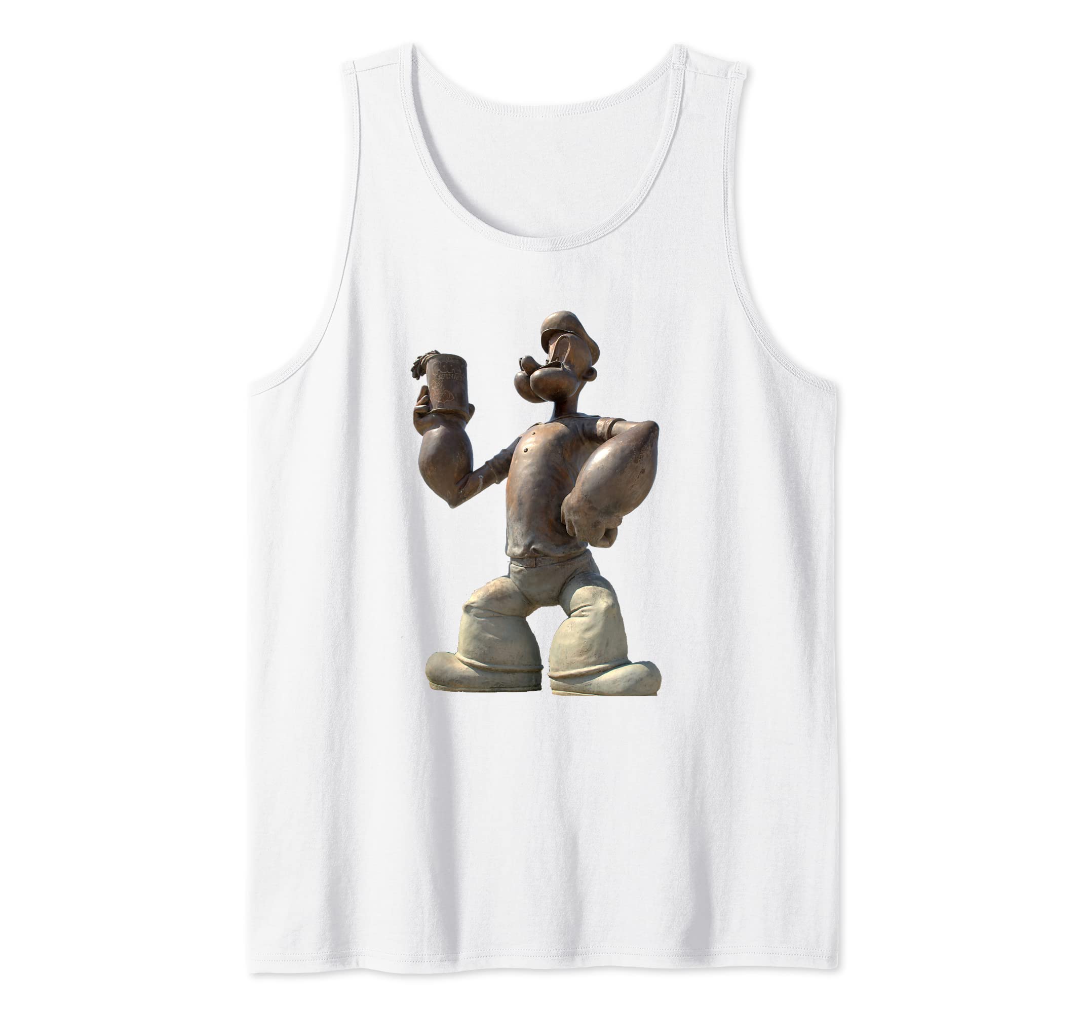 Sailor Man Spinach Statue Tank Top
