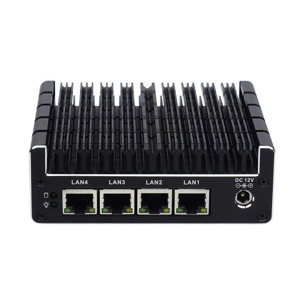 Mini PC Celeron J3160 Quad Core 4 Intel i210AT Nic X86 Computer Soft Router Linux Server,32G SSD,NO 