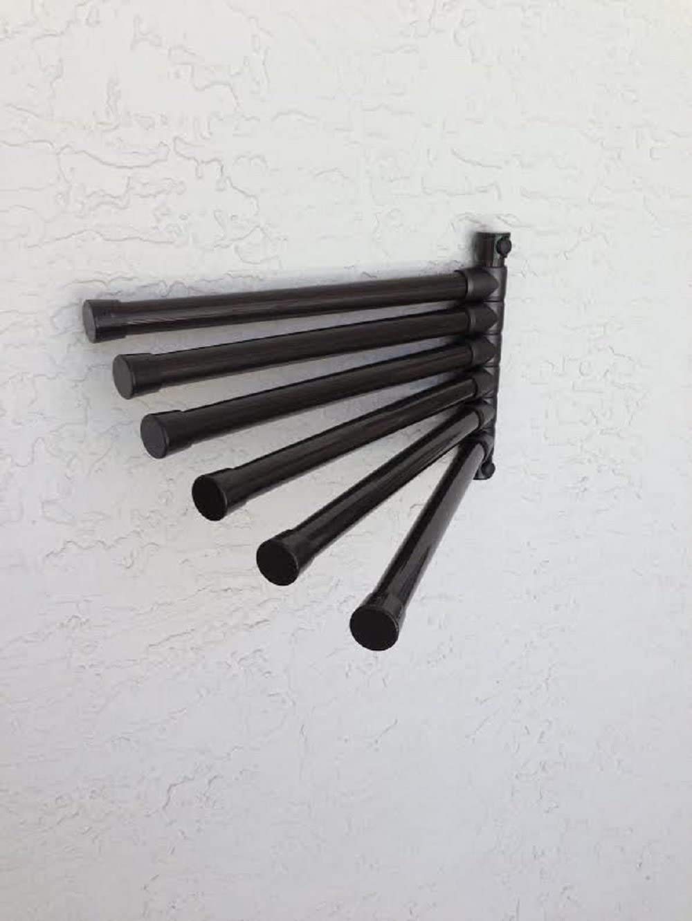 Outdoor Lamp Company Pool and Spa Towel Holder. Made in The USA. 6 Bar Wall Mount Rack in Bronze. WM6BRZ