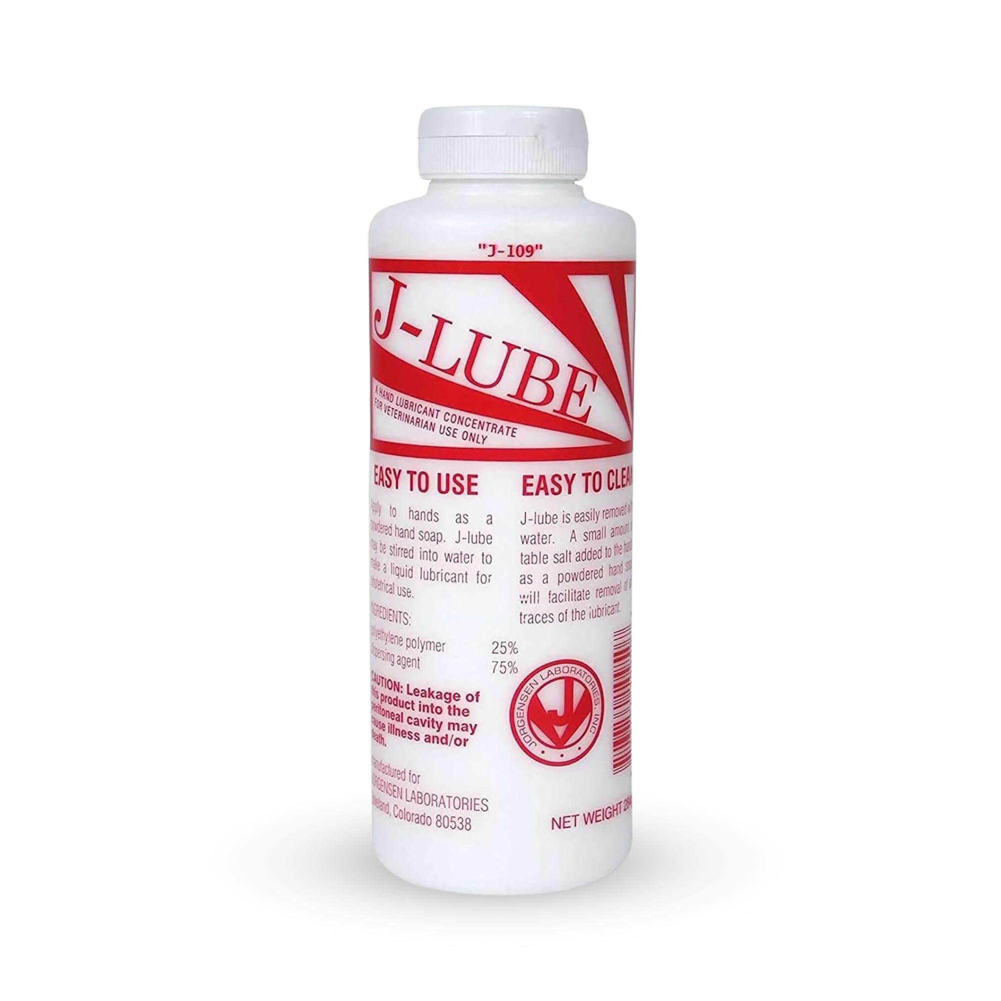J Lube Powder, White, 284 g