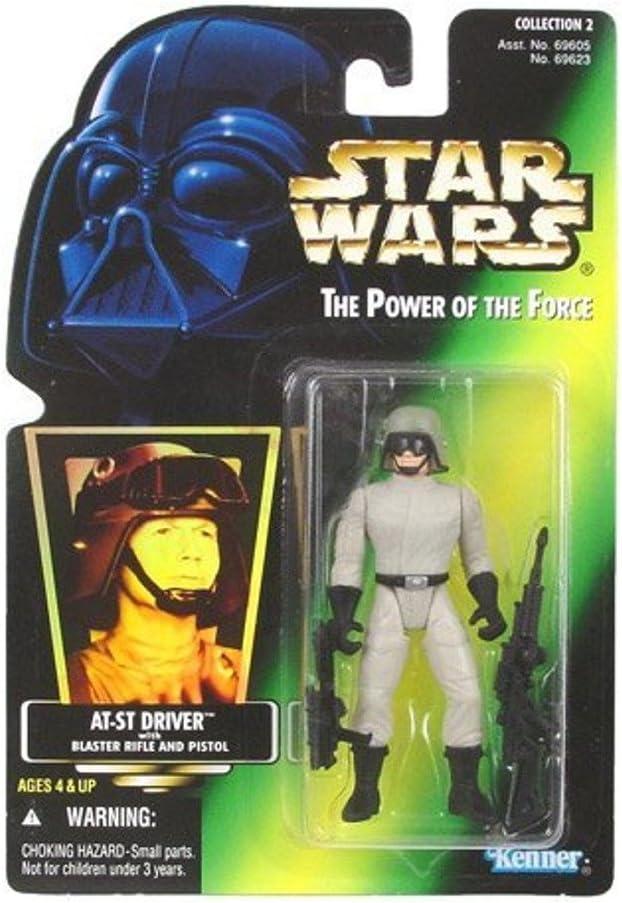 Star Wars POTF2 Power of the Force Green Card Hologram ATST Driver