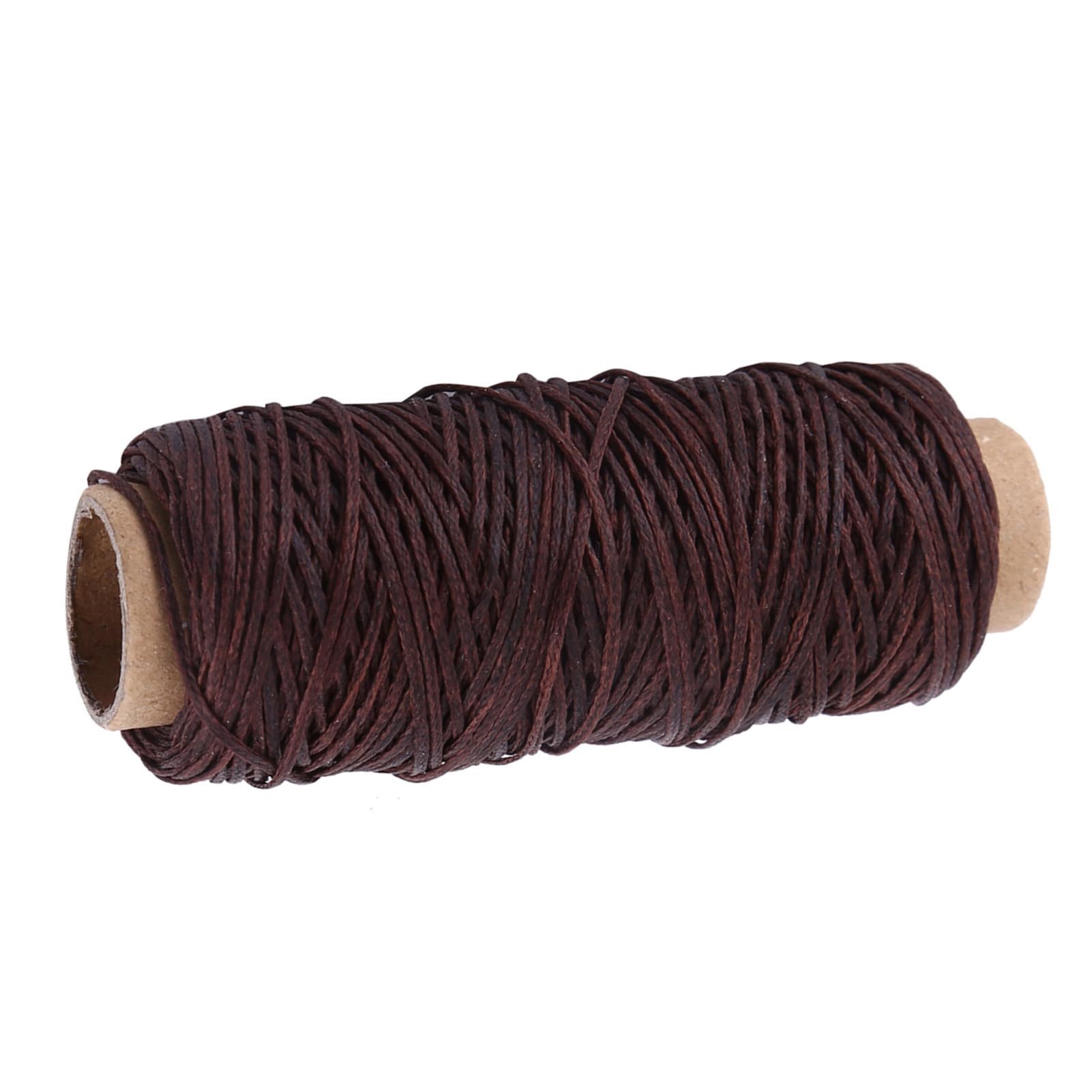 FTVOGUE Waxed Sewing Thread Colour Spools Leather Shoe Hand Stitching Crafts 150D 50m(Dark Brown)