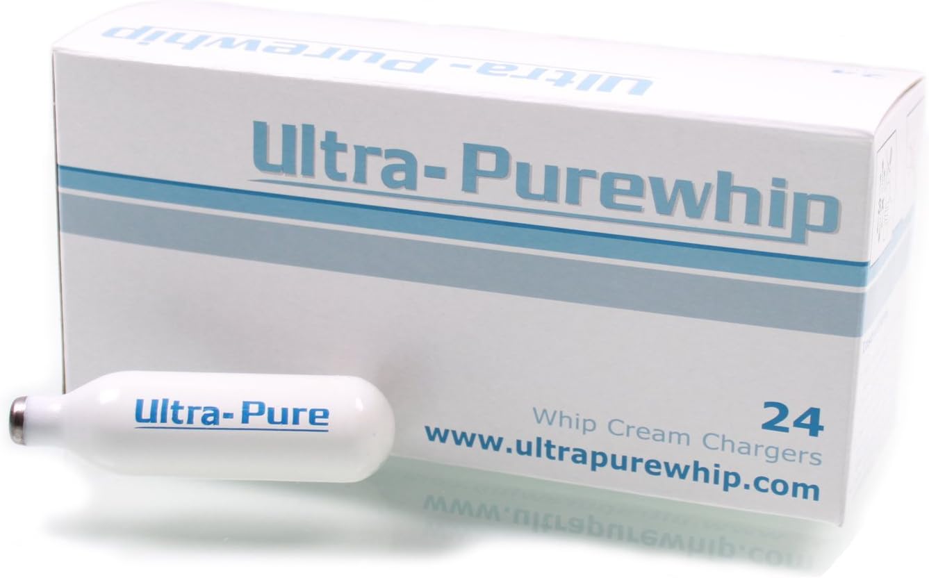 Creamright Ultra-Purewhip 24-Pack N2O Whipped Cream Chargers
