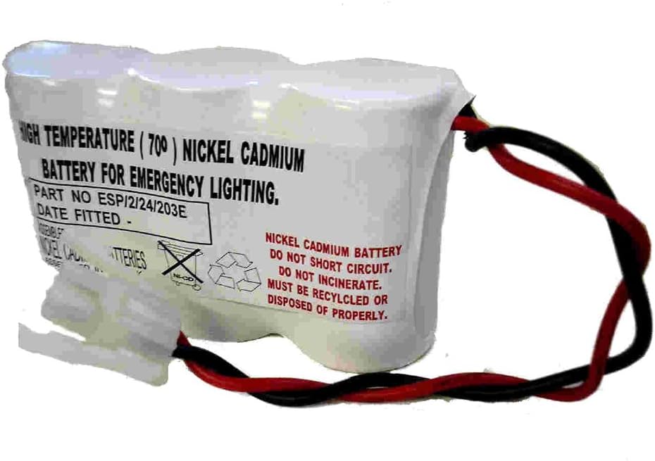 3 Hour Emergency Lighting Replacement 4.8v 4 Cell Battery Amazon.co.uk