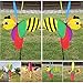 YDZN 3D Animal  Windmill Wind Spinner Whirligig For Kids Child Toy Home Lawn Yard Decor (Bee)