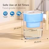 Waterdrop Chubby 3.5L Water Filter Jug with WD-PF-01A Plus Filter Red view 5