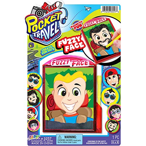 Fuzzy Face Portable Pocket Board Games (Pack of 6) by JARU