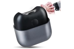 LOQOMI Electric Nail Clipper with Light, Automatic Nail Clipper Rechargeable with 2 Speeds and Nail Chip Storage for Babies, Children, Adults, Caregivers and Seniors