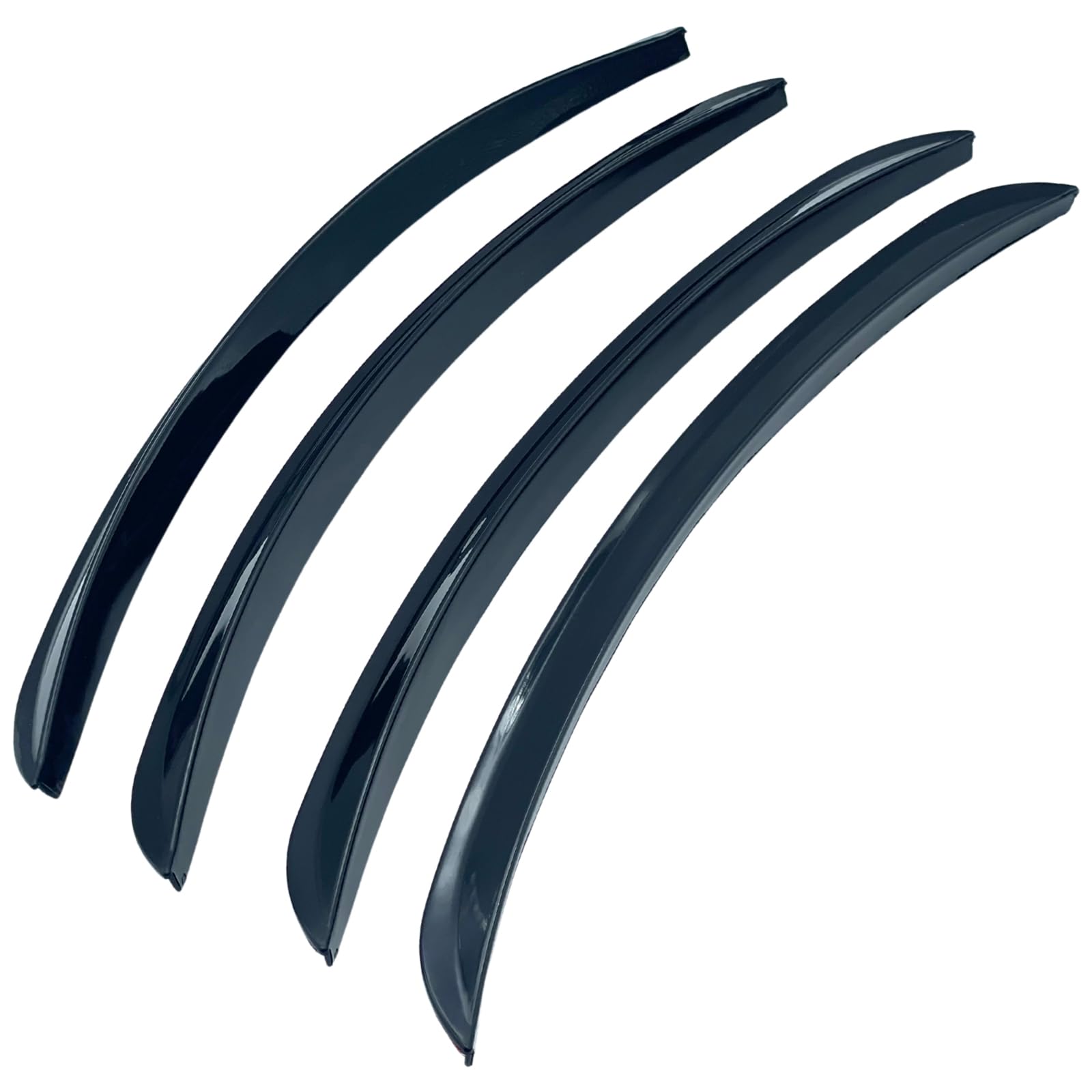 TIGRE BLANC オーバーフェンダーモール 汎用 15mm 出幅オーバーフェンダー 泥除け ハミタイ対策 PVC 4本セット 43cm 黒 ブラック [並行輸入品]商品画像