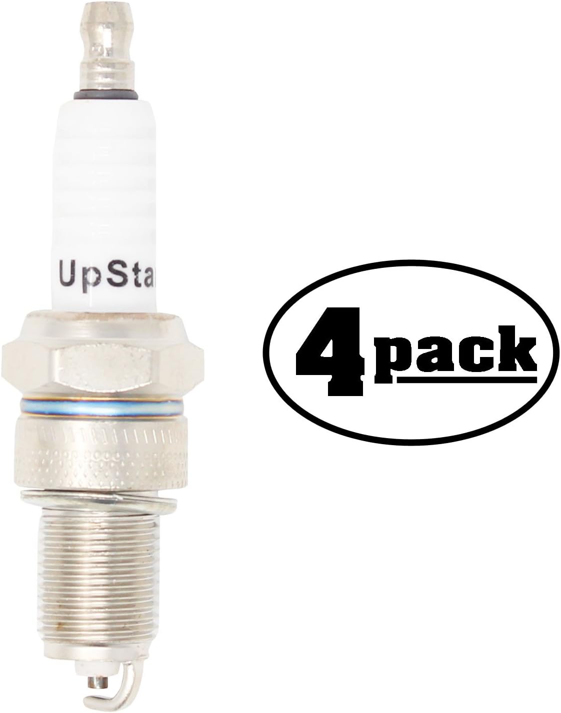UpStart Components 4-Pack Spark Plug Replacement for Honda Engine Power Equipment GX690 V-Twin OHV Horizontal 22.0 h.p. - Compatible with Champion RN12YC & NGK BPR5ES Spark Plugs