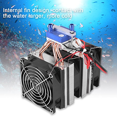 DC 12V Thermoelectric Cooler Semiconductor Refrigeration Machine Cooler Water Chiller Cooling Device for Fish Tank(180W) - Thumbnail 3