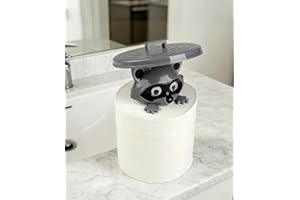Raccoon Toilet Paper Holder，Cute Toilet Paper Holder Bathroom Decor 1 Pcs