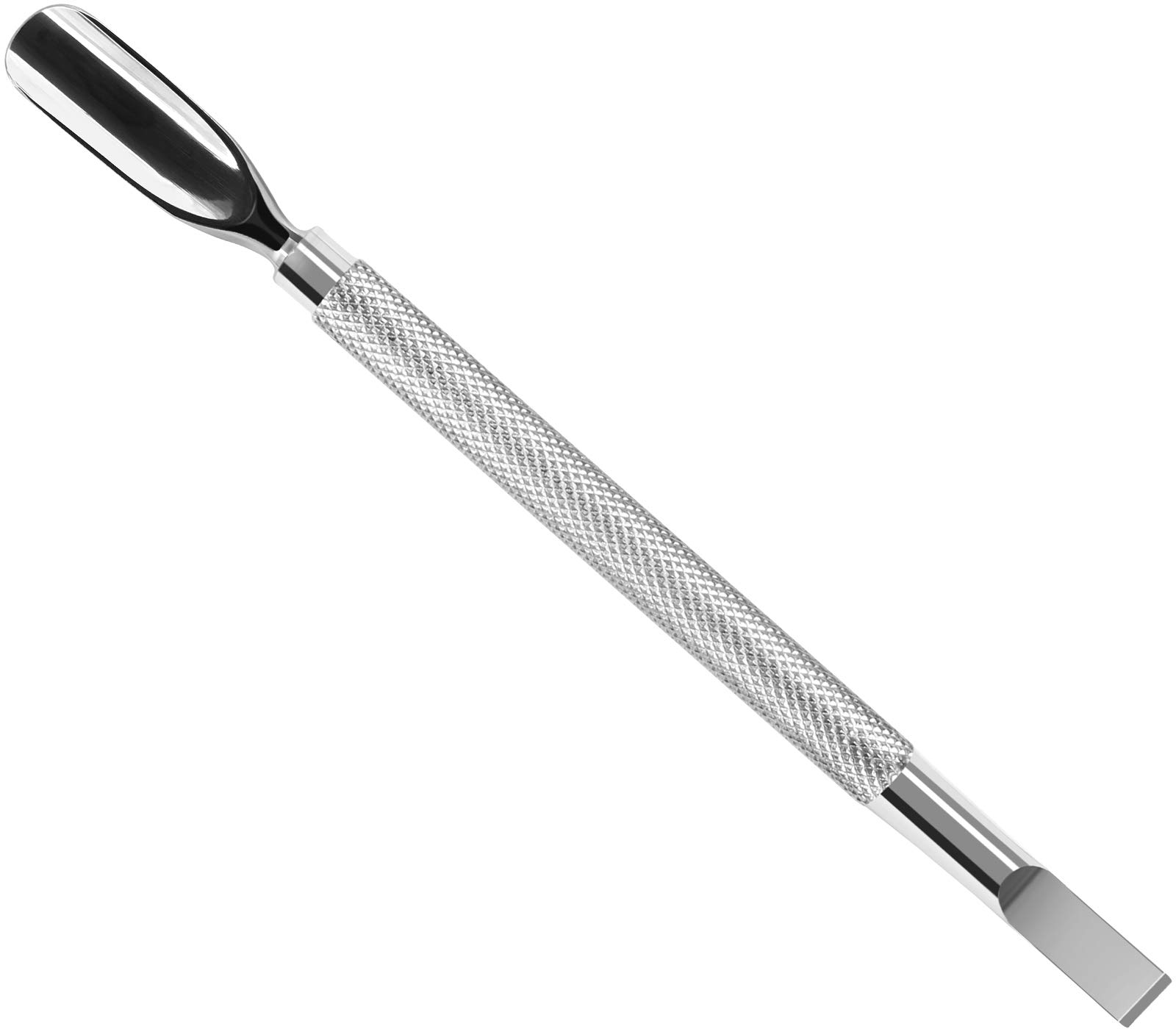 Cuticle Pusher and Spoon Nail Cleaner Professional Grade Stainless