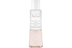 Eau Thermale Avene Intense Eye Make-up Remover, Bi-phase formula, Helps removing waterproof makeup, Non-greasy, 125 ml