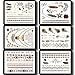 Fashionista Flash Tattoos - Best 87 Metallic Temporary Tattoos on 6 Sheets in Gold, Silver and Black Elegant Design