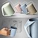eoocvt 4pcs Eco Friendly Healthy Wheat Straw Biodegradable Plastic Cup Mug for Water, Coffee, Milk, Juice, Tea (1pc, fl.13.5oz) (4 Cups)