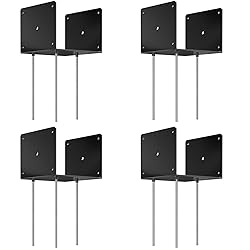FMhotu 8x8 Concrete Post Base(4 PCS), Deck Post
