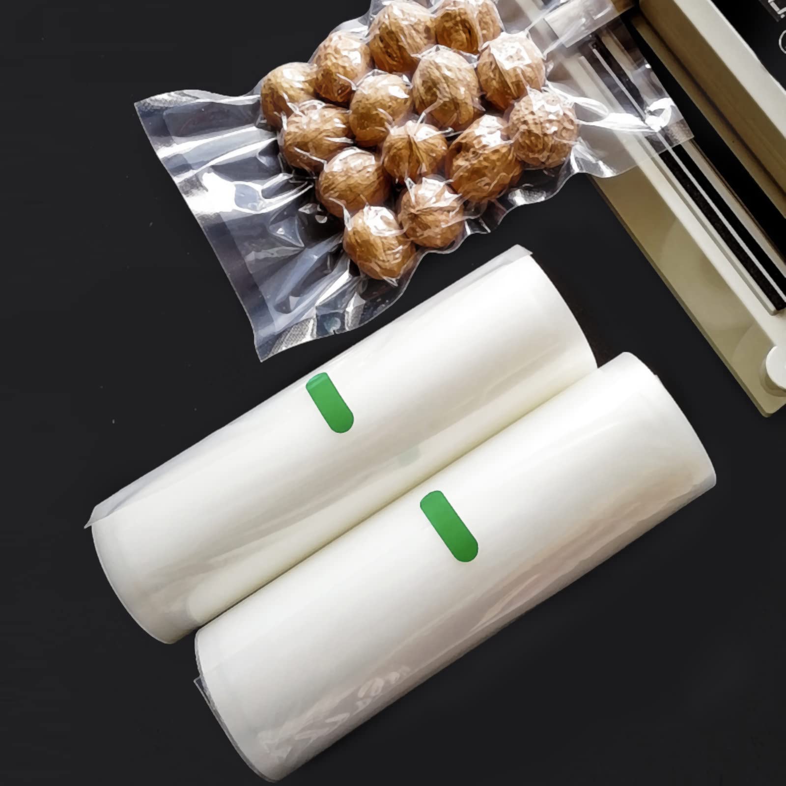 Magic Seal Vacuum Sealer + Smooth Chamber Vacuum Sealer Rolls (10''x50' -2 rolls)