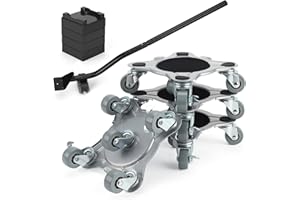 Nellyke Furniture Mover Dolly, Furniture Lifter Set with 360°Wheels, 1500 Lbs Capacity Heavy Duty Furniture Dollies Tools for Moving Heavy Furniture Refrigerator Sofa Cabinet